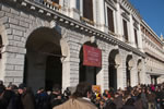 Canrival Crowds Pass The Gallery
