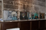 Four Of The Carnival Mask Tapestries