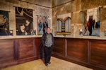 Stewart At The Exhibit