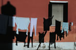 Clothes and shadows, Burano